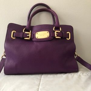 Michael Kors Purple Top handle 3 compartment tote